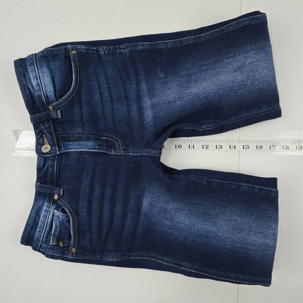 KanCan x Maurices 119010 High Rise Frayed Hem Skinny‎ Jeans Women's 26 Dark Wash